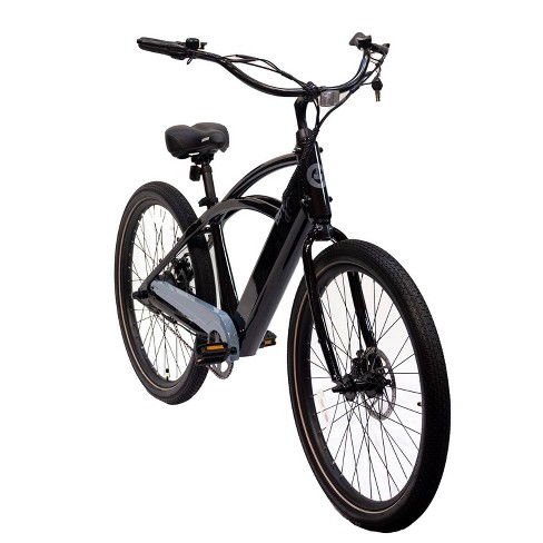 Gotrax Adult Shoreline 27.5 Step Over Electric Cruiser Bike Black Target