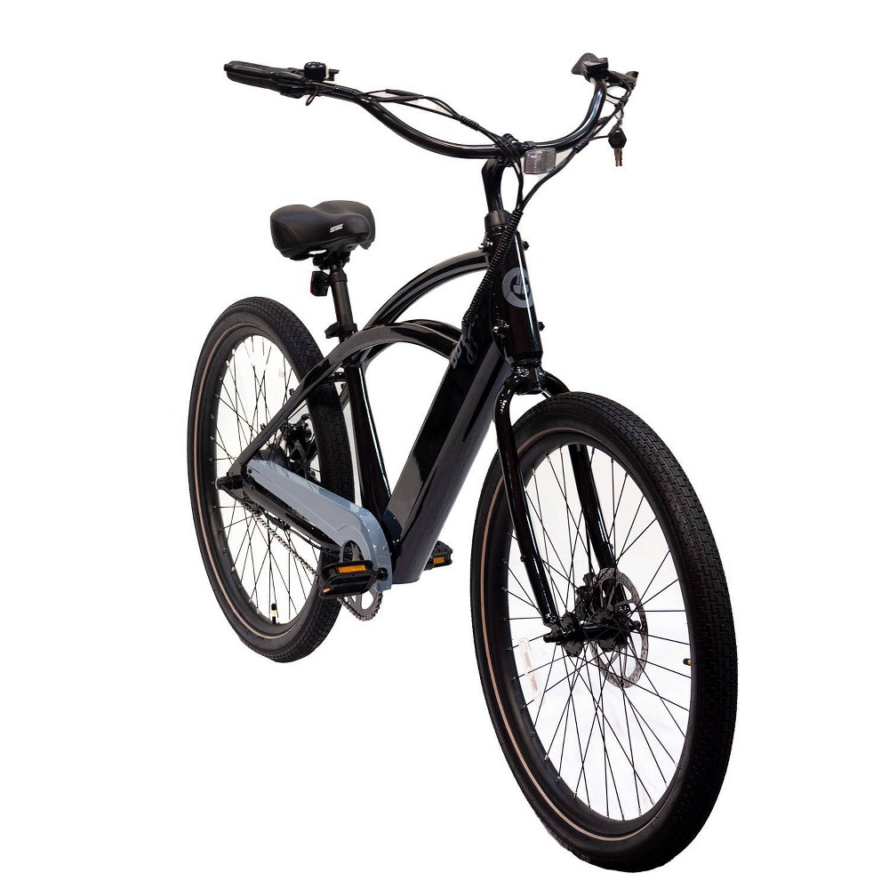 Photos - Other for Motorcycles GOTRAX Adult Shoreline 27.5" Step Over Electric Cruiser Bike - Black