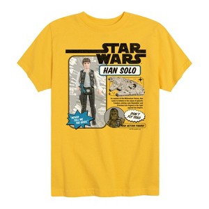 Boys' - Star Wars - Han Solo Action Figure Short Sleeve Graphic T-Shirt - 1 of 4