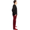 #followme Mens Pajama Pants Set with Matching Novelty Socks with Sayings - 3 Pc Mens Fall PJ Set - 2 of 4