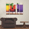 Trademark Fine Art-Daniel Patrick Kessler 'Rainbow Dogs' Multi Panel Art Set Large 3 Piece - 3 of 3
