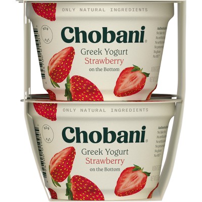 Chobani Strawberry on the Bottom Nonfat Greek Yogurt - 4ct/5.3oz Cups_4