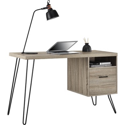 ORRD Landon Computer Desk with Drawer, Compact Writing Desk for Small Spaces, Home Office & Dorm Room Workstation