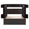 PAGED Twin Size Platform Bed Modern Wooden Bed Frame with Trundle and Headboard for Bedroom - 4 of 4