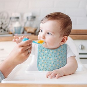 The Peanutshell Terry Baby Bib Set for Girls, 10-Pack, Feeding, Teething, Drooling, Sweet Girl - 1 of 4