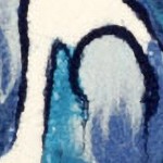 allover tulips blue