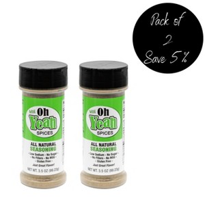 Oh Yeah Spices 3.5 oz Plus Seasoning Mild Spice - Pack of 2 - 1 of 4