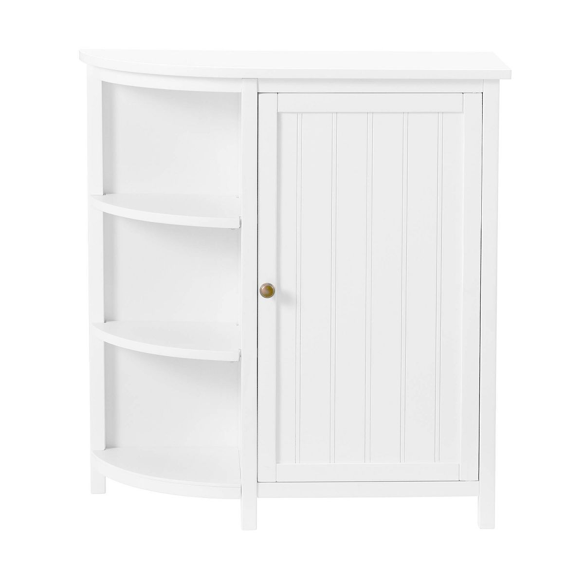 Dover Deluxe Storage Cabinet with Shelving White - Alaterre Furniture