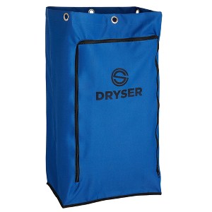 Dryser Replacement Commercial Janitorial Cleaning Cart Bag, Heavy-duty Vinyl Bag with Zipper - 1 of 4