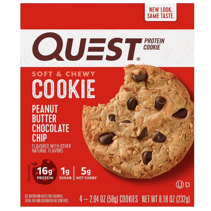 Quest Nutrition Protein Cookie - Peanut Butter Chocolate Chip, 3 of 9