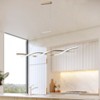 Modern Gold LED Pendant Light Wave Design Dining Room Chandelier Kitchen Island Lighting - 2 of 4
