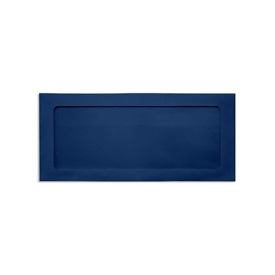 LUX Full Face #10 Window Envelopes Navy 4 1/8 x 9 1/2 inch 50/Pack FFW-10-103-50