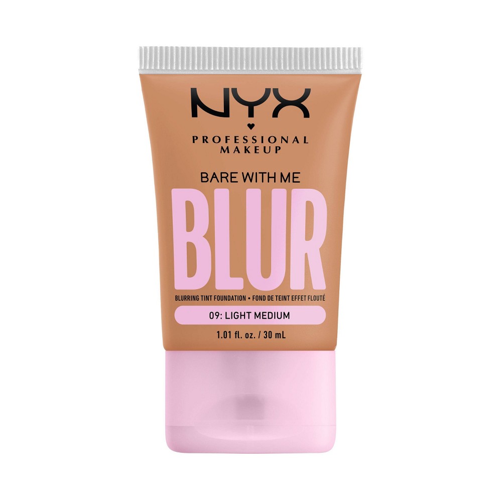 Photos - Other Cosmetics NYX Professional Makeup Bare With Me Blur Tint Soft Matte Foundation - 09 
