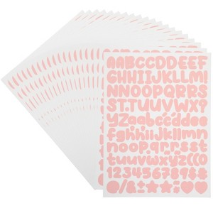 Unique Bargains Mailbox Poster Scrapbooking Decor Self-Adhesive Letter Number Stickers 1/2" 2240 Pcs - 1 of 4