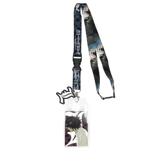 Death Note Detective L Anime Lanyard ID Badge Holder With 2' Rubber Charm - 1 of 4