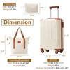 HDZNVF Luggage Sets 3 Piece Carry-on Suitcases with Wheels, TSA Lock for Men Women - 4 of 4