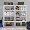 Heavy Duty Storage Shelves - 5-Tier Adjustable Metal Shelving Unit for Garage, Basement & Pantry Organization - 4 of 4