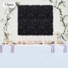 YIYIBYUS 23.62 in.x15.75 in Black Artificial Flower Wall Panel Artificial Flower - 4 of 4