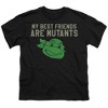 Teenage Mutant Ninja Turtles Mutant Friends Kids T Shirt For Youth, Black - 2 of 4