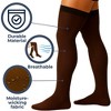 Mojo Men’s 20–30mmHg Graduated Compression Socks, Thigh High, 3-Pack – Medical Support, Circulation, Varicose Veins & Swelling Relief, M2017-3 - 4 of 4