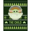 Men's Star Wars The Mandalorian The Child Ugly Christmas Frog T-Shirt - 2 of 4
