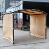 9x11Ft Outdoor Pergola With Sun Shade Canopy Waterproof, Steel Arched Pergola With Retractable Side Curtains, For Lawn, Garden, Backyard & Deck - 4 of 4