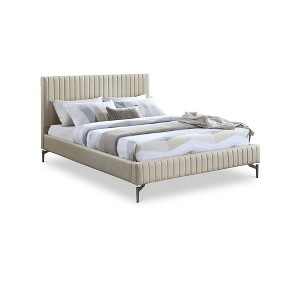 Meridian Furniture,Gallo Vegan Leather Bed - 1 of 4