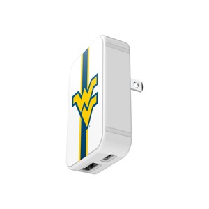 NCAA West Virginia Mountaineers Slim Wall Charger - 1 of 3