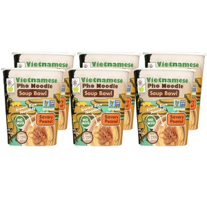 Star Anise Foods Savory Peanut Vietnamese Pho Noodle Soup Bowl - Case of 6/1.9 oz - 1 of 4
