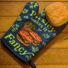 Parsley Makes It Fancy Oven Mitt Funny Burger And Fries Cooking Kitchen Glove - Crazy Dog Bakeware - 3 of 4