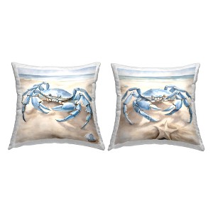 Stupell Industries Blue Crab on Shore (Set of 2) - 1 of 3