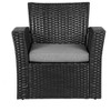 WestinTrends  4-Piece Modern Patio Conversation Sofa Set with Cushions - 4 of 4