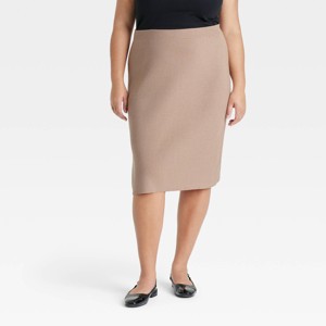 Women's Midi Sweater Pencil Skirt - Ava & Viv™ - 1 of 3
