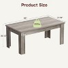 Dining Table for 4-6, 63 Inch Farmhouse Dining Table, Large Wooden Rectangular Dinner Table for 4 for Apartment, Small Space - 2 of 4