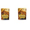 Dragon Shield 2 Packs Dragon Shield Matte Mini Japanese Orange 60 ct Card Sleeves Value Bundle! - 2 of 4