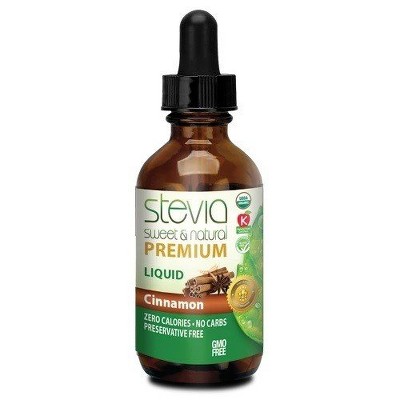 Stevia Sweet & Natural Cinnamon by Stevia International  -  1 oz Liquid