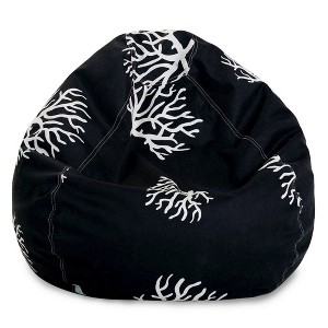 Majestic Home Goods Small Bean Bag Coral - 1 of 4