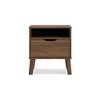 Signature Design by Ashley Fordmont Contemporary Nightstand, Auburn Brown - 3 of 4