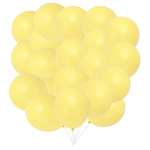 Unique Bargains  Latex 10-inch Round Helium Balloons for Party Wedding Anniversary Birthday Party Backdrop Decorations 20 Pcs - 1 of 4