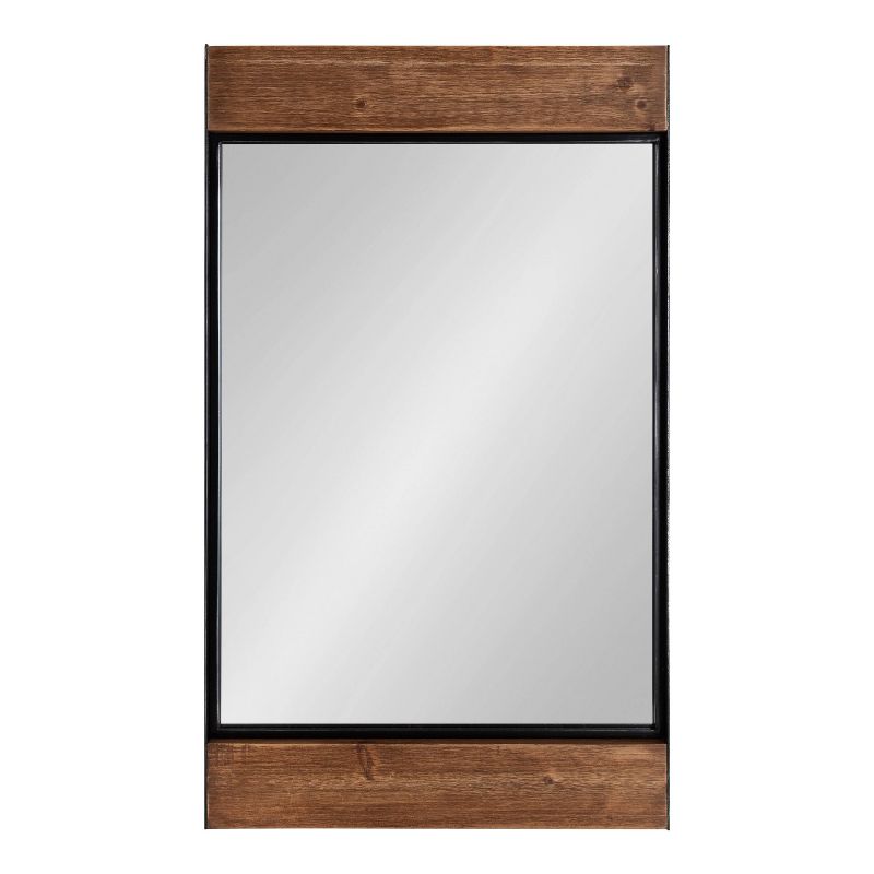 20&#34; x 36&#34; Rectangle Kincaid Wall Mirror Rustic Brown - Kate &#38; Laurel All Things Decor, 3 of 9