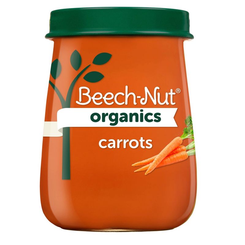 Beech-Nut Organics Carrots Baby Food Jar - 4oz, 1 of 12