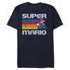Seven Times Six Super Mario World T-Shirt Men's Distressed Rainbow Stripe Graphic Tee - 3 of 4