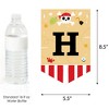 Big Dot of Happiness Pirate Ship Adventures - Skull Birthday Party Bunting Banner - Party Decorations - Happy Birthday - 3 of 4