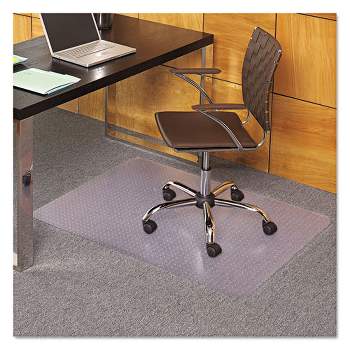 ES Robbins EverLife Light Use Chair Mat for Flat Pile Carpet, Rectangular, 36 x 44, Clear