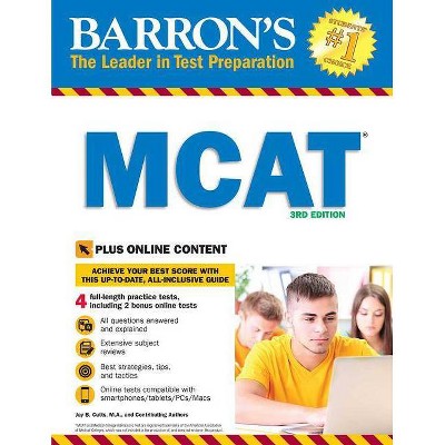 MCAT with Online Tests - (Barron's Test Prep) 3rd Edition by  Jay B Cutts (Paperback)