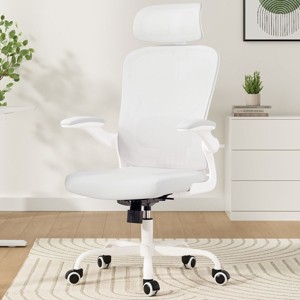 NicBex Ergonomic Office Chair with Lumbar Support,Home Office Desk Chair with Headrest,Flip-Up Arms,Swivel Computer Chair for Home Study Room - 1 of 4
