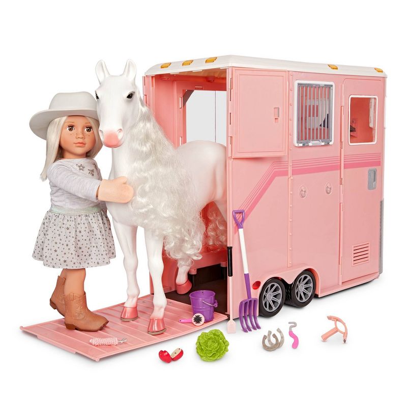 Our Generation Mane to Travel Horse Trailer Accessory Set for 18&#39;&#39; Dolls, 3 of 9