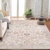 Area Rugs for Living Room,Vintage Rugs for Bedroom Machine Wash Soft Low Pile Area Rug Print Carpet with Rubber Backing - 2 of 4