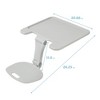 ECR4Kids The Surf Folding Portable Lap Desk, Large - 2 of 4