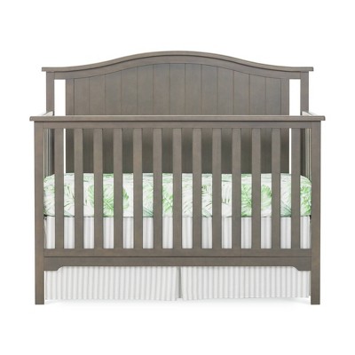 Forever Eclectic Hampton Arch Top 4-in-1 Convertible Crib - Dapper Gray